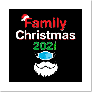 Vaccinated Family Christmas 2021, Merry Chirstmas Fully Vaccinated Tee Posters and Art